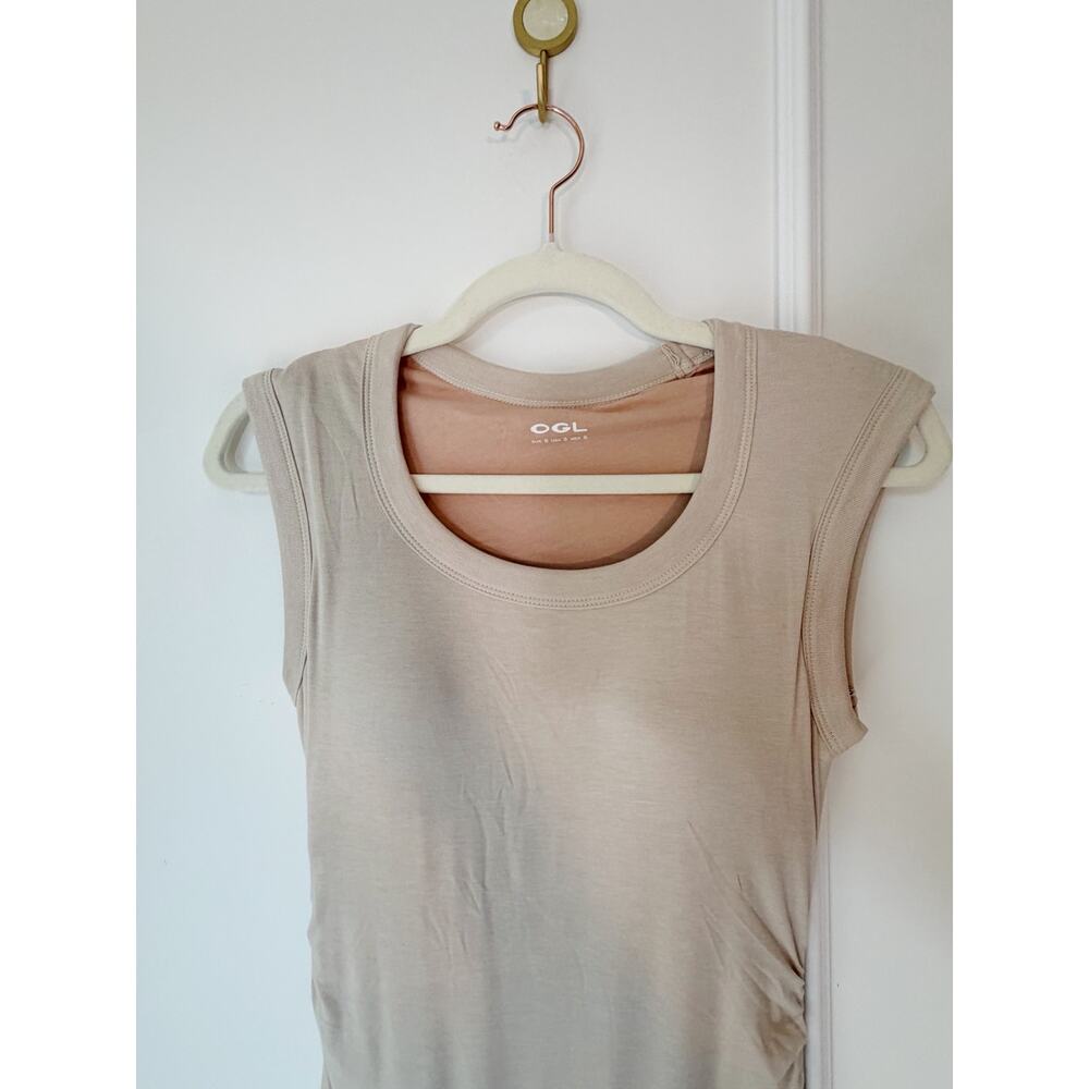 NWT OGL Off White midi dress built in bra size S - Picture 9 of 9